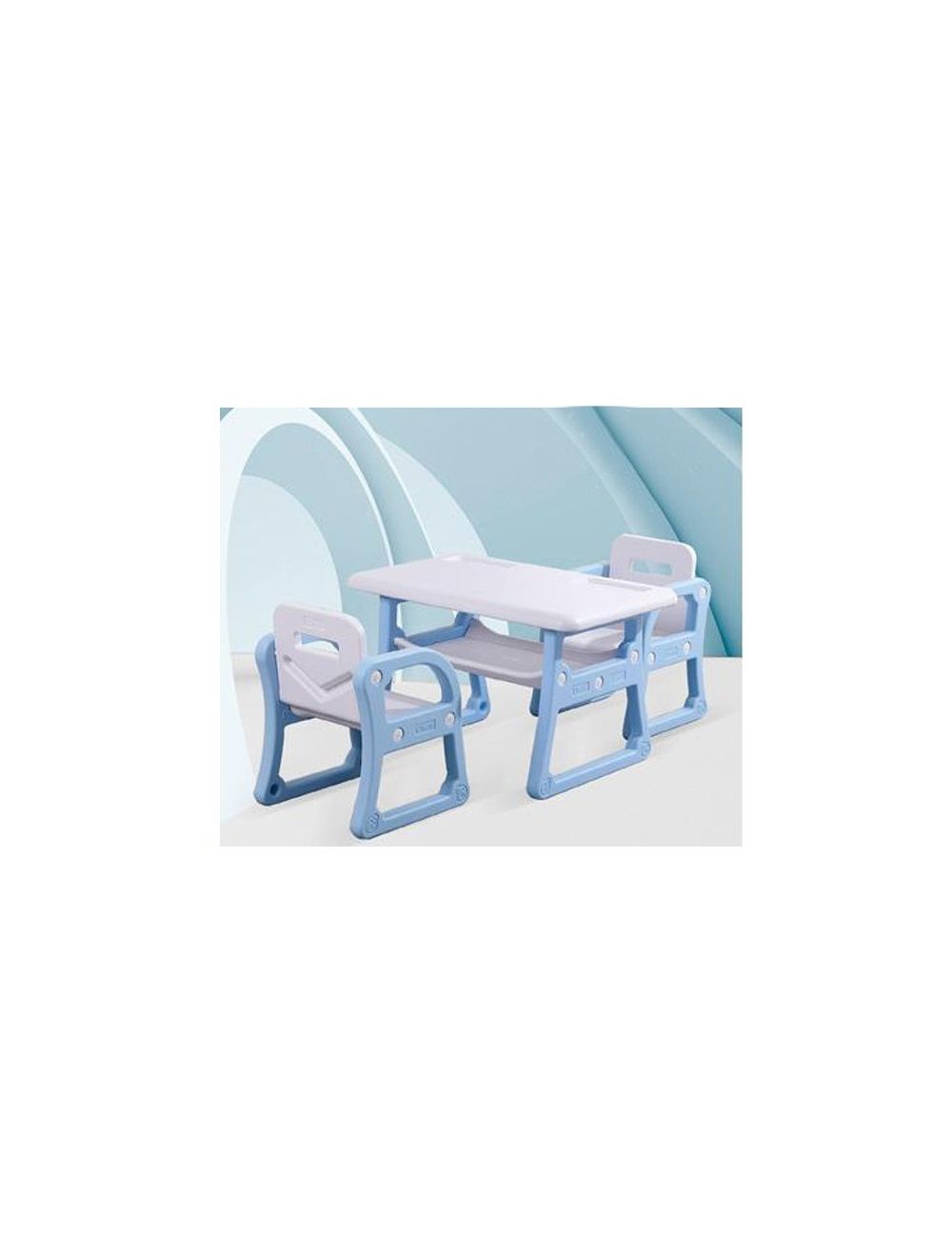 Joymake Study Table & Chair Set Blue